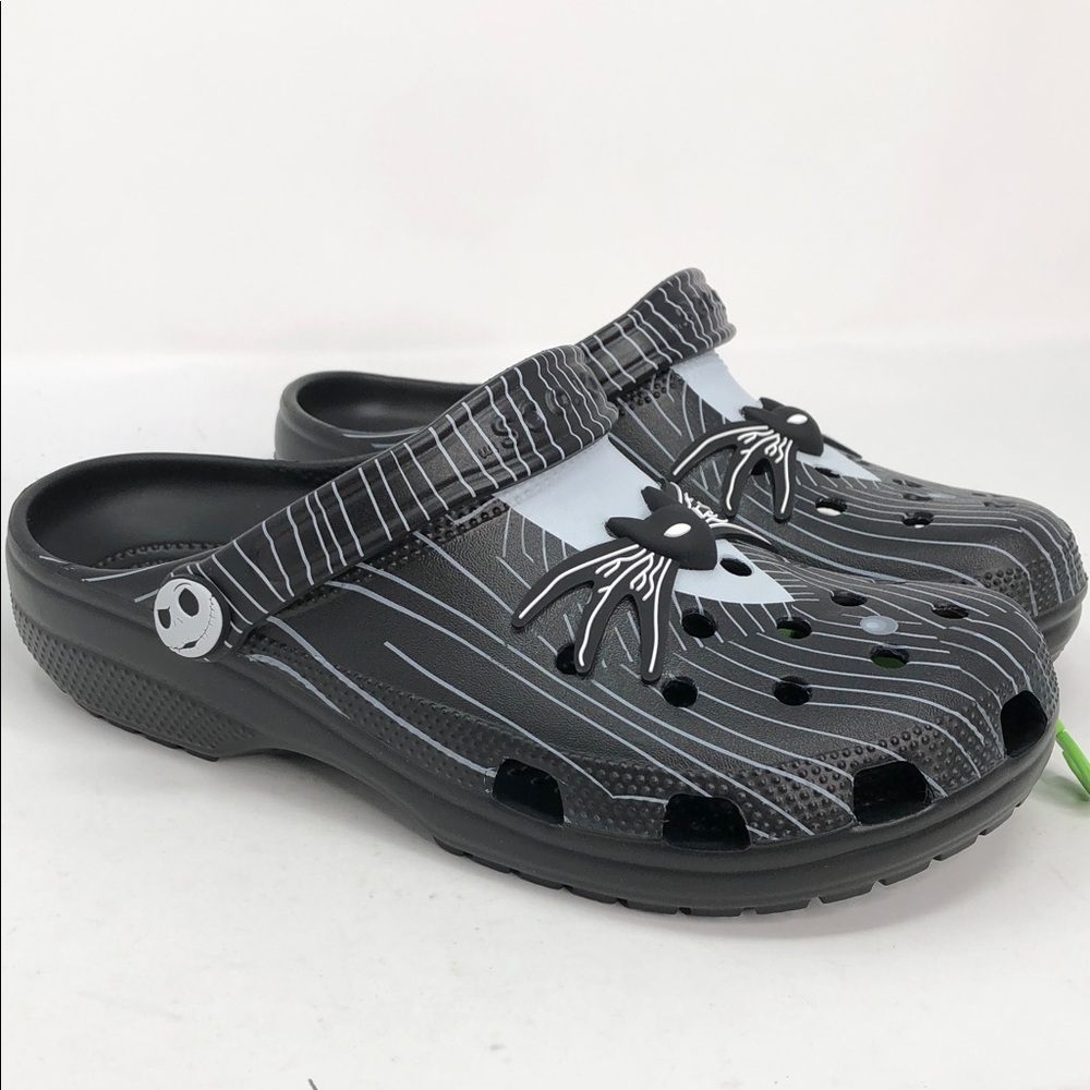 Crocs Nightmare Before Christmas Classic Clog 210561-90H Jack Skellington-Size 9
